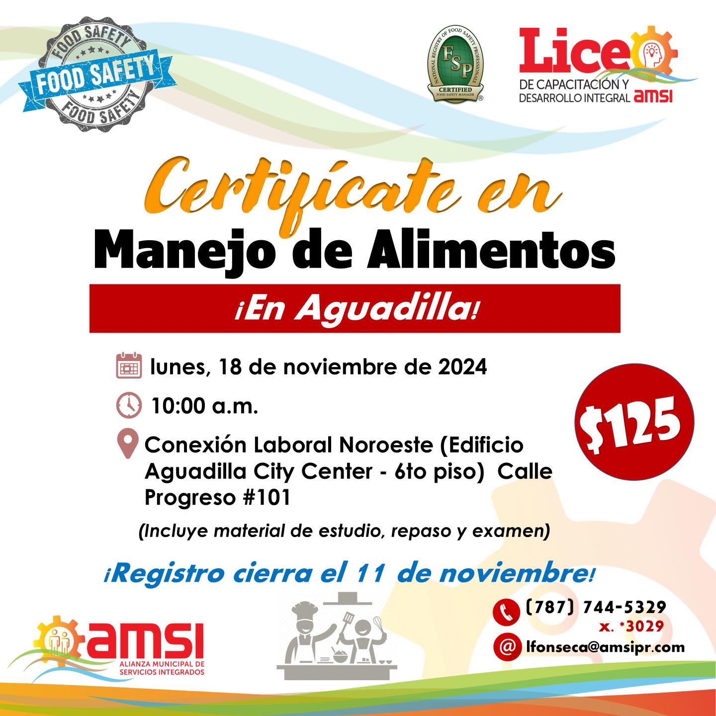 Manejo de Alimentos - Aguadilla